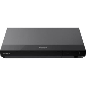 Estilo: REPRODUCTOR CON CABLE HDMI Marca Sony Tipo de medios Disco Blu-ray Características especiales Ampliación Resolución 3840 x 2160 Tipo de conector HDMI Tecnología de conectividad Wi-Fi Nombre del modelo UBPX700/M Color Negro - Tipo de controlador Control remoto Peso del artículo 3,1 Libras