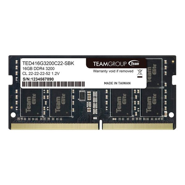 Memoria SO-DIMM TeamGroup Elite, 16GB DDR4-3200MHz