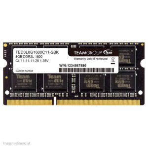Memoria TeamGroup, 8GB, DDR3L